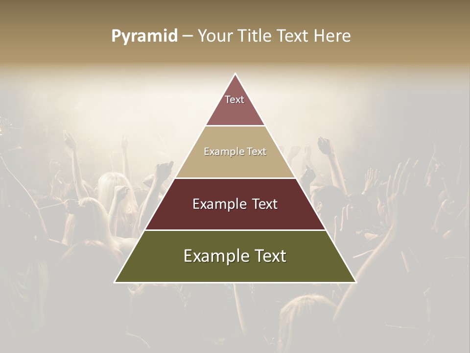 Festival Crowd Spectator PowerPoint Template