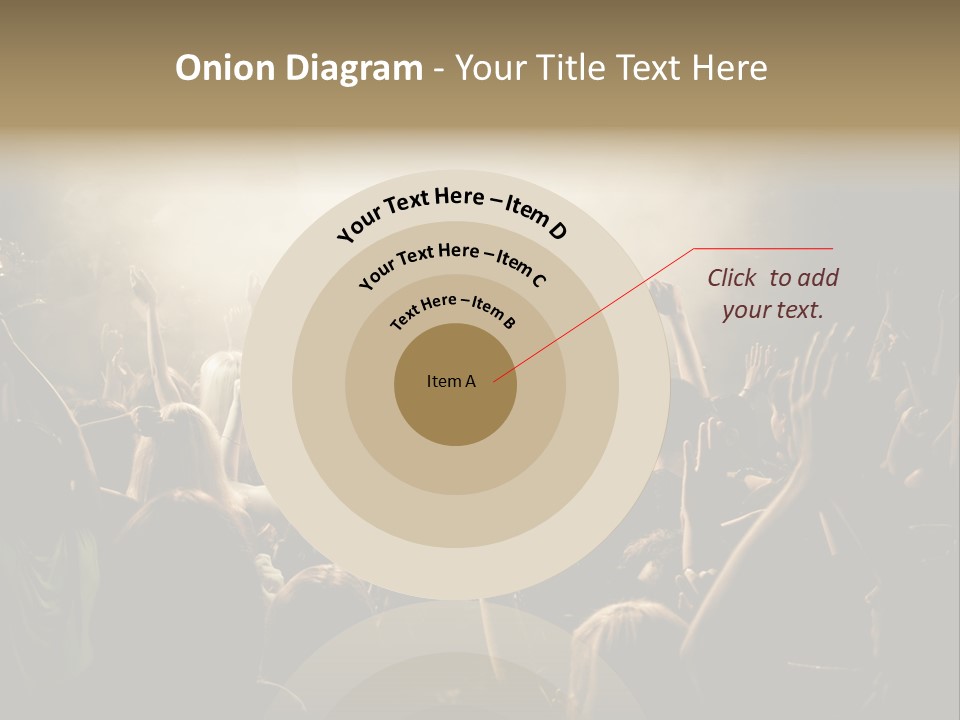 Festival Crowd Spectator PowerPoint Template