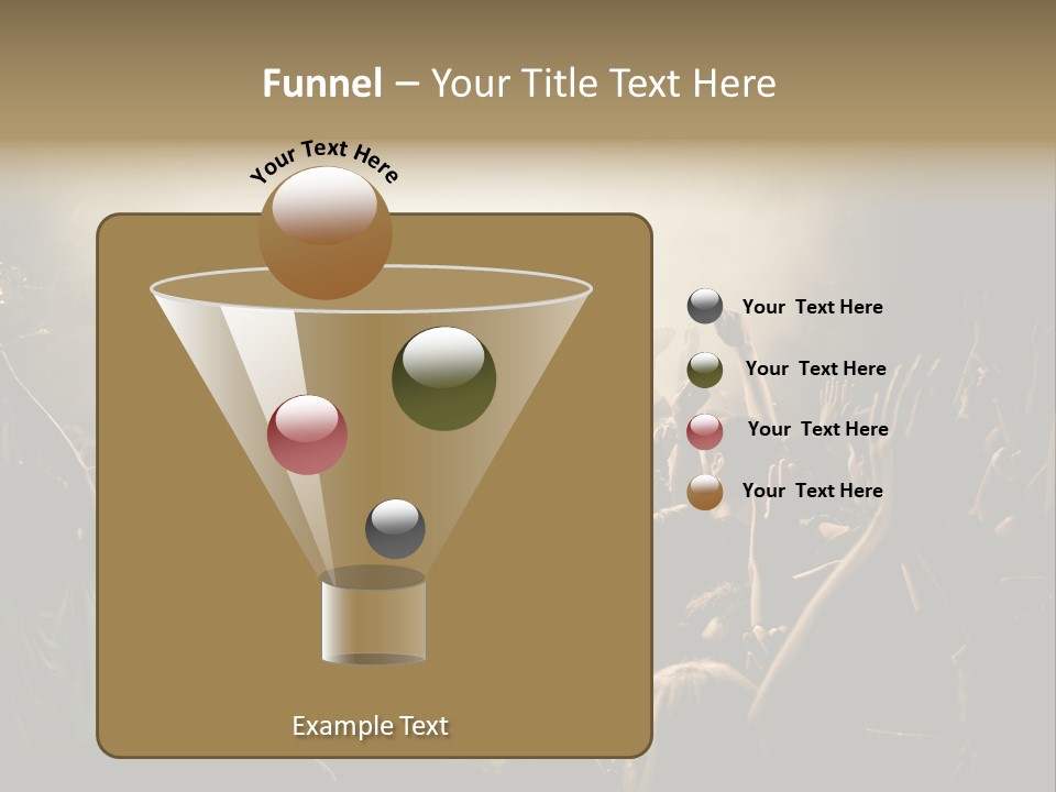 Festival Crowd Spectator PowerPoint Template