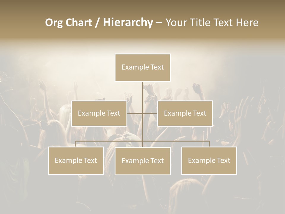 Festival Crowd Spectator PowerPoint Template