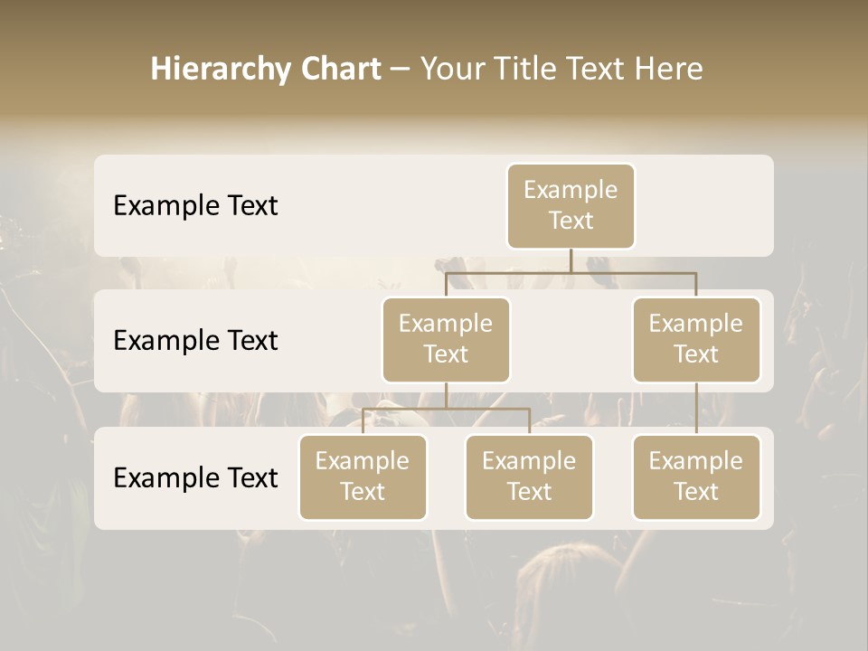 Festival Crowd Spectator PowerPoint Template