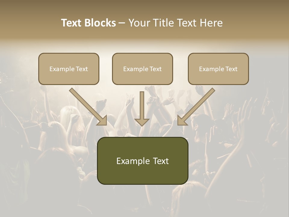 Festival Crowd Spectator PowerPoint Template