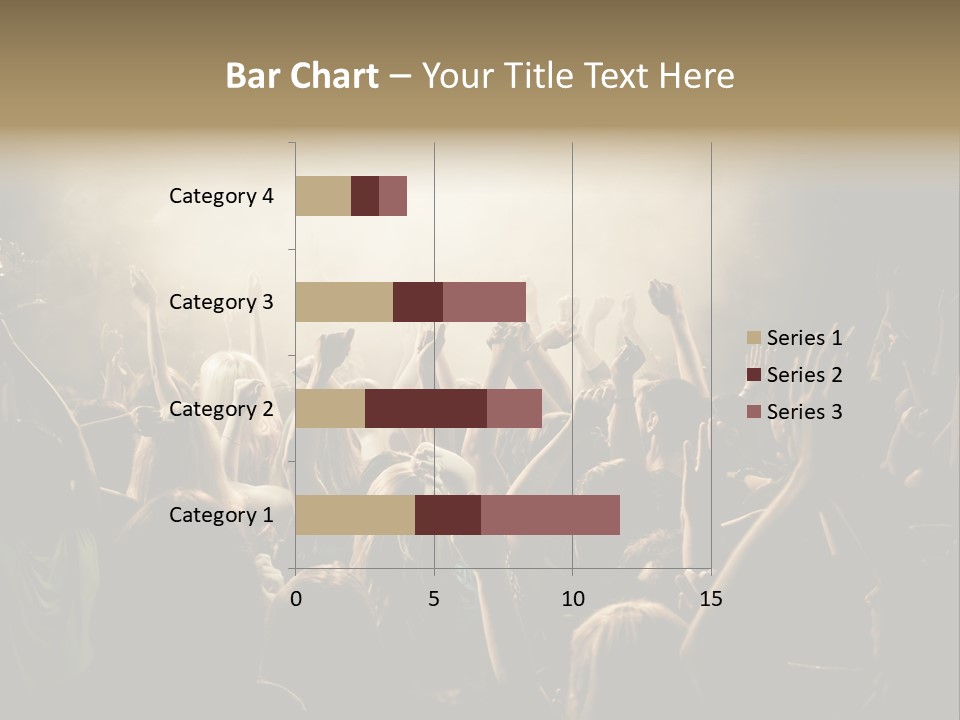 Festival Crowd Spectator PowerPoint Template