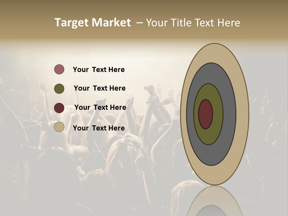 Festival Crowd Spectator PowerPoint Template