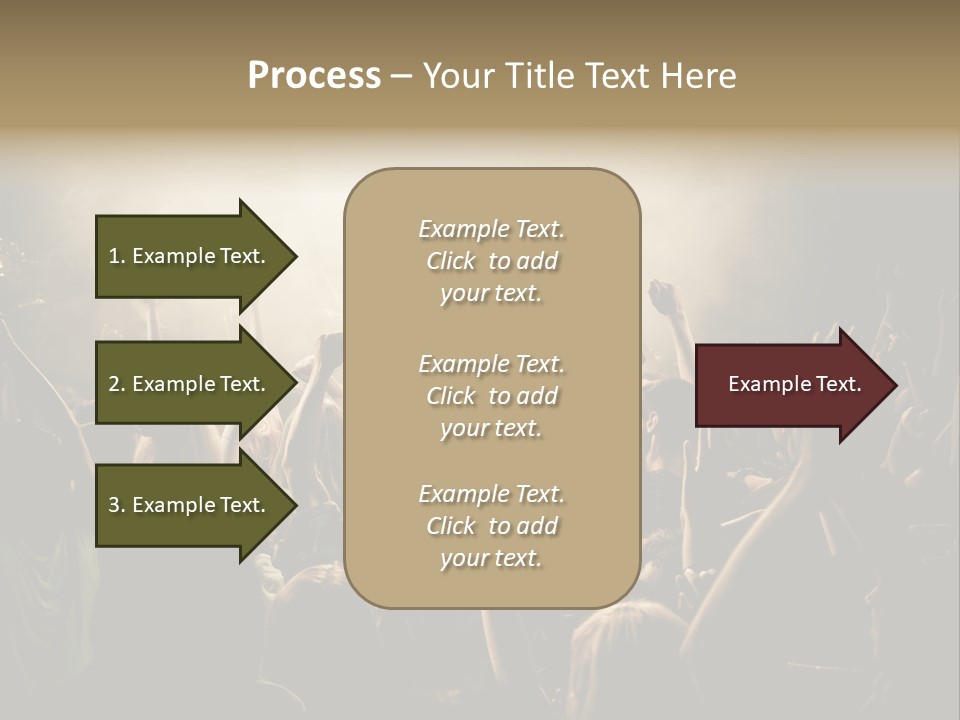Festival Crowd Spectator PowerPoint Template