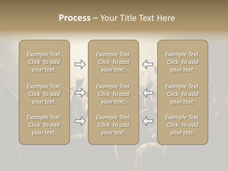 Festival Crowd Spectator PowerPoint Template