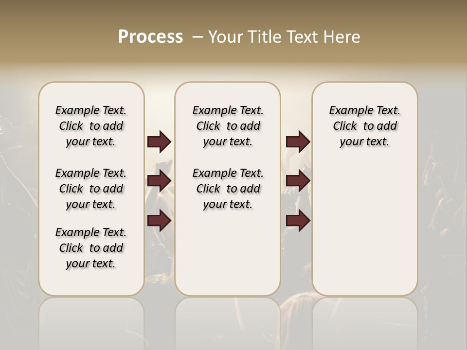 Festival Crowd Spectator PowerPoint Template