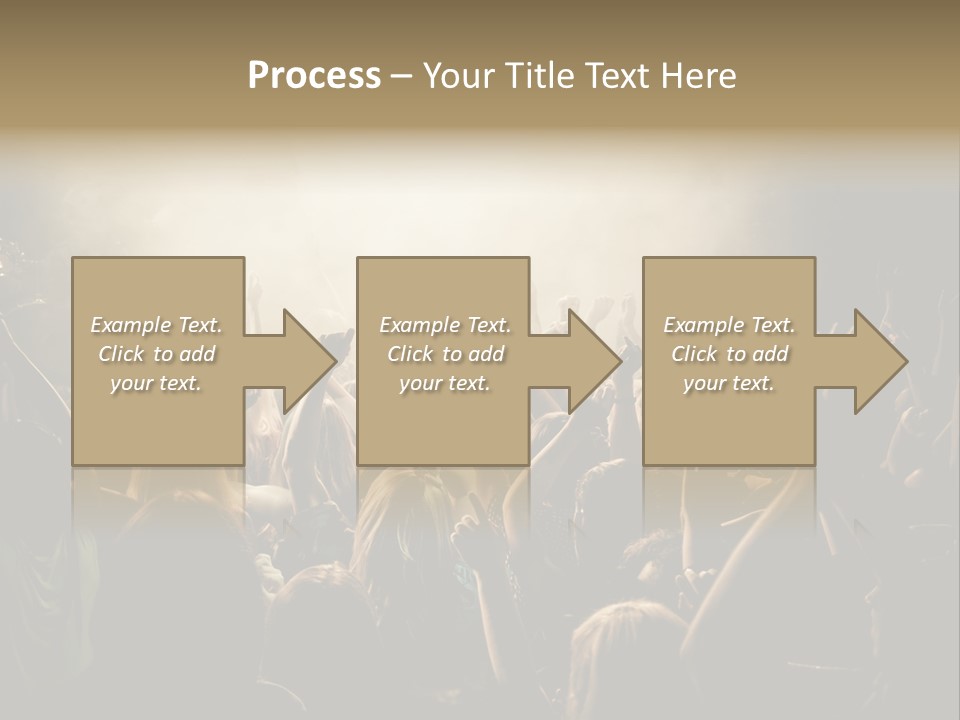 Festival Crowd Spectator PowerPoint Template