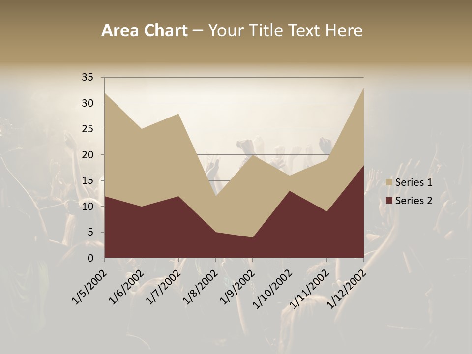 Festival Crowd Spectator PowerPoint Template