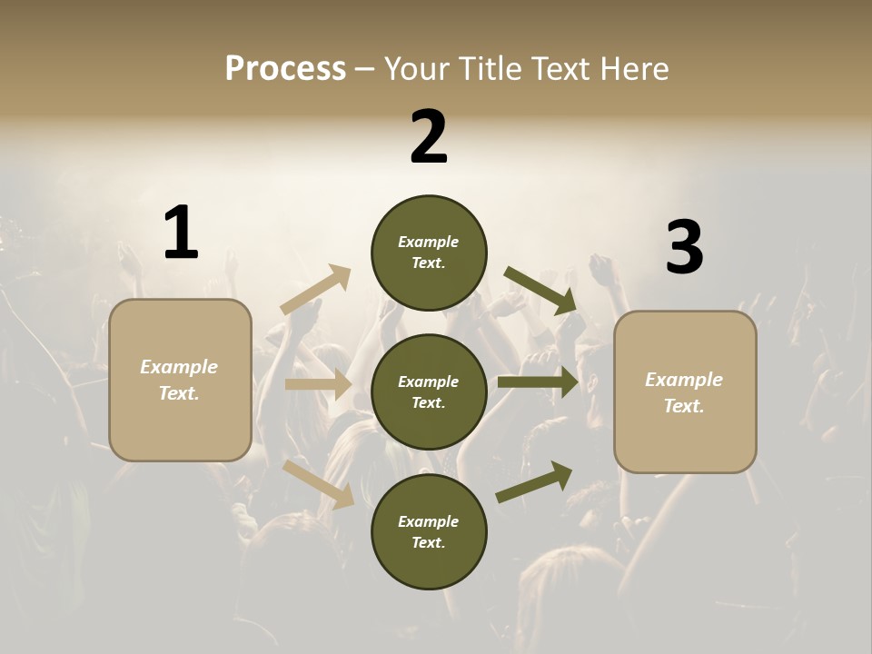 Festival Crowd Spectator PowerPoint Template
