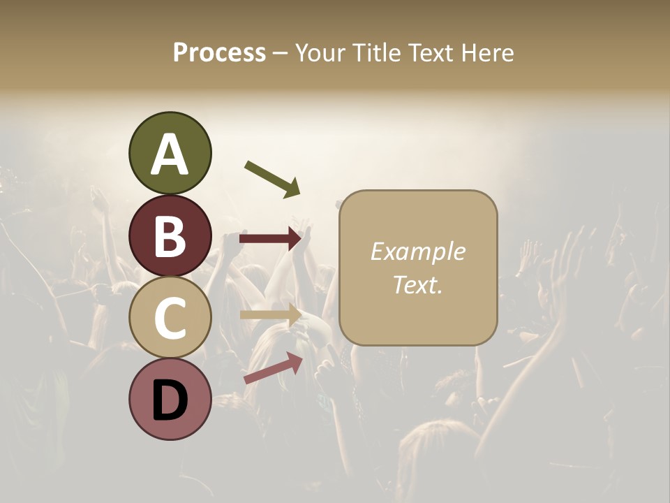 Festival Crowd Spectator PowerPoint Template