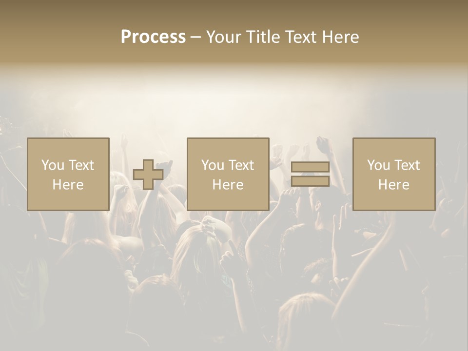 Festival Crowd Spectator PowerPoint Template