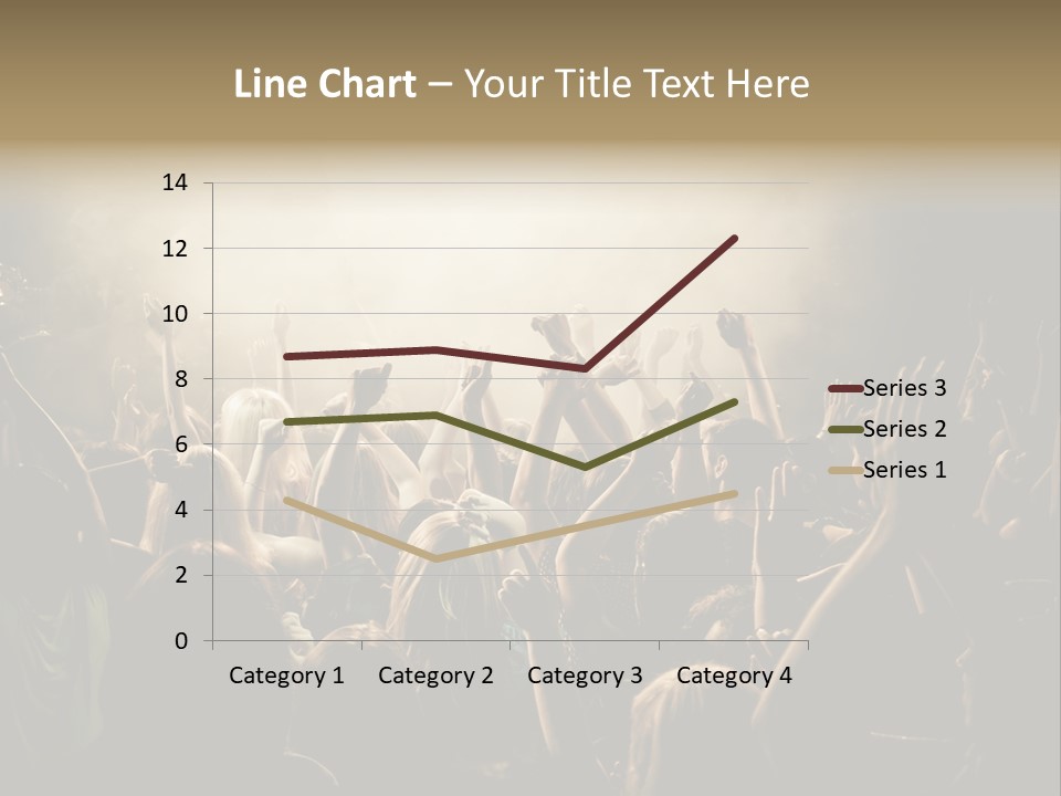 Festival Crowd Spectator PowerPoint Template