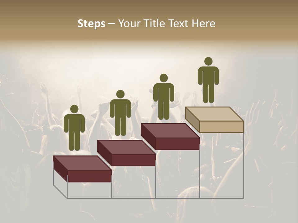 Festival Crowd Spectator PowerPoint Template