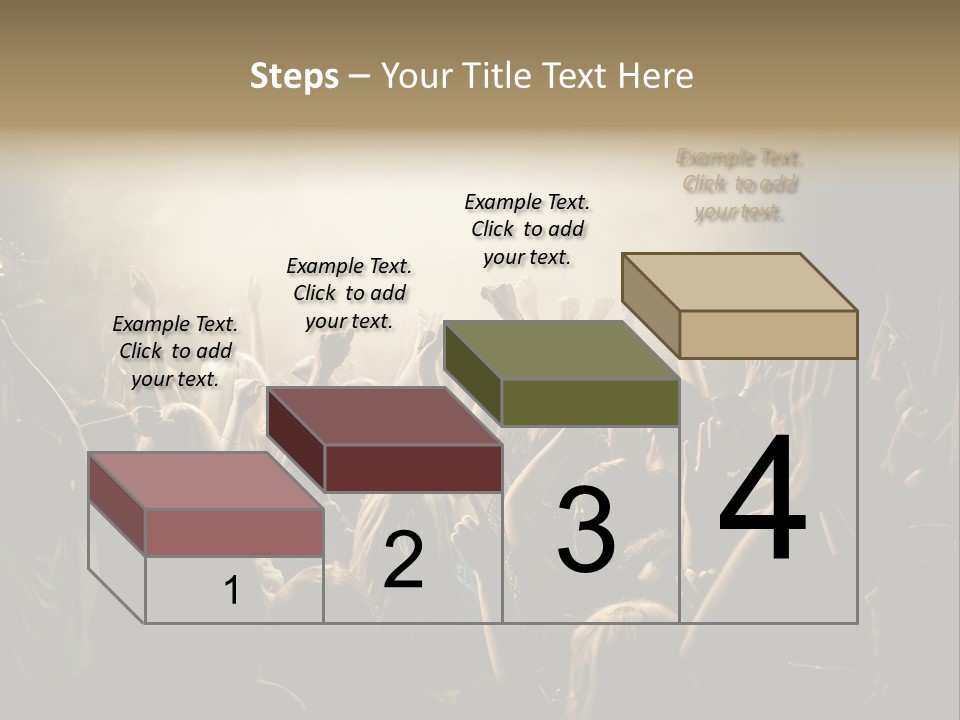 Festival Crowd Spectator PowerPoint Template