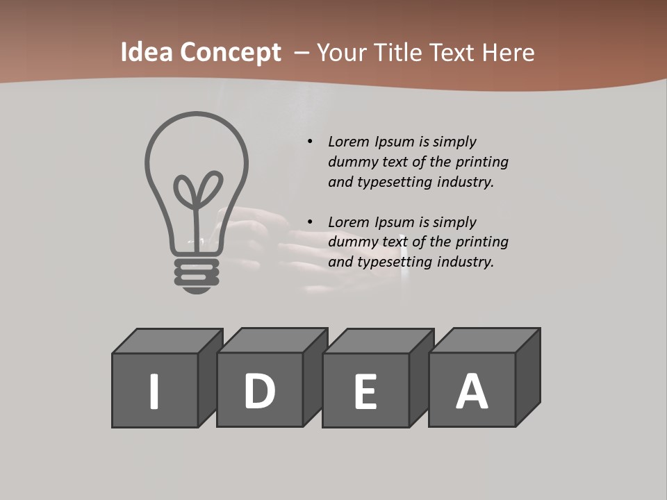 Shot Closeup Beauty PowerPoint Template