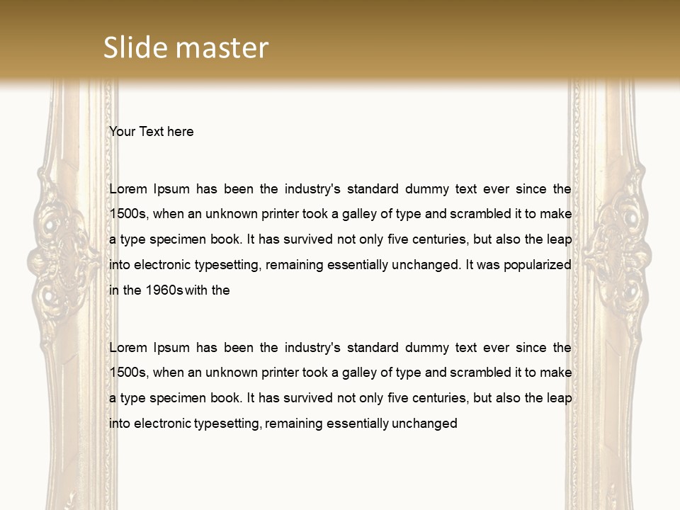 Background Vertical Art PowerPoint Template