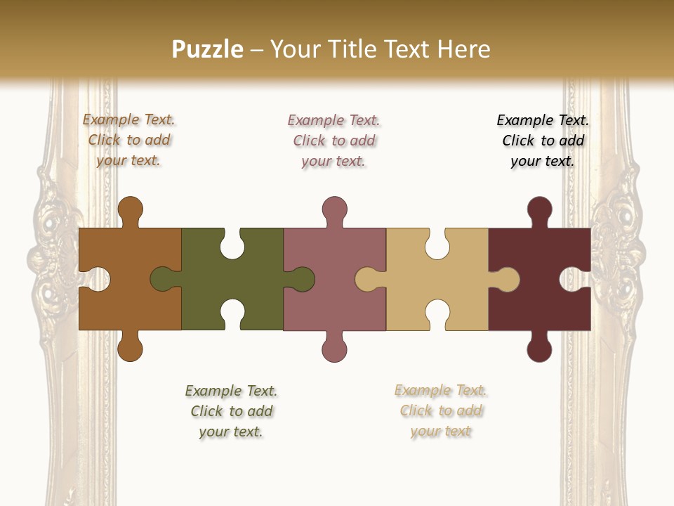 Background Vertical Art PowerPoint Template