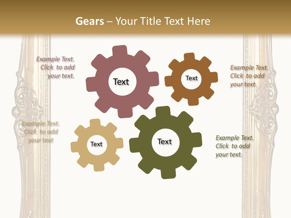 Background Vertical Art PowerPoint Template