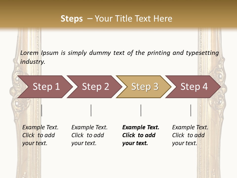 Background Vertical Art PowerPoint Template