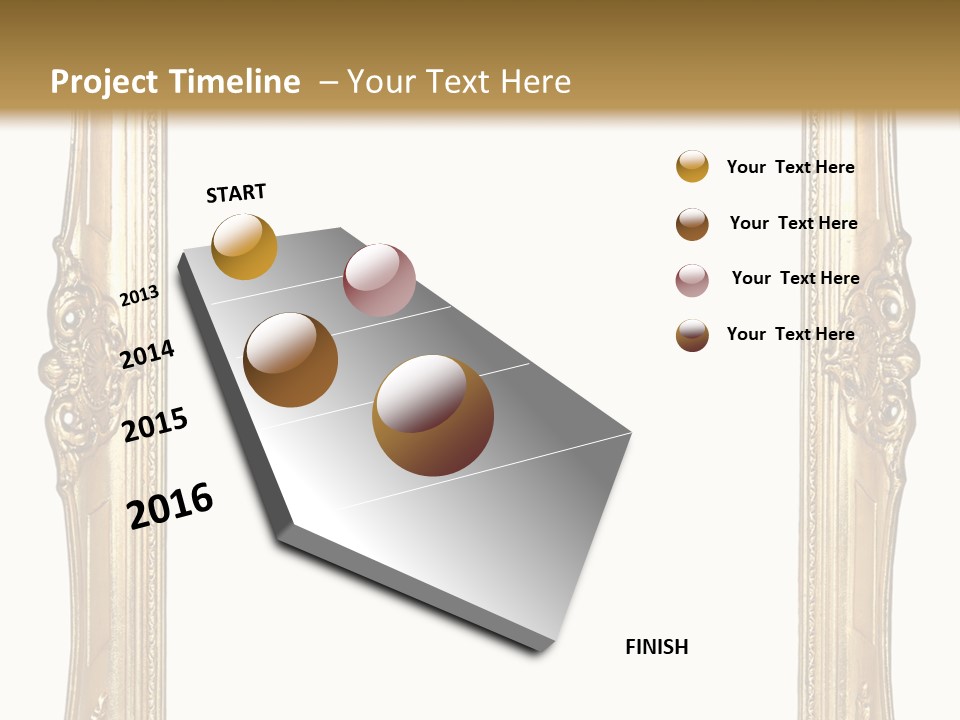 Background Vertical Art PowerPoint Template