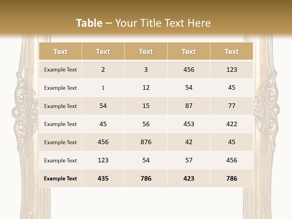 Background Vertical Art PowerPoint Template