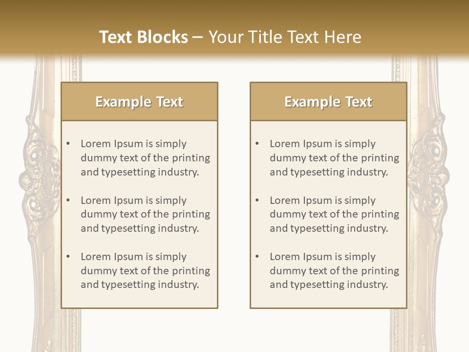 Background Vertical Art PowerPoint Template