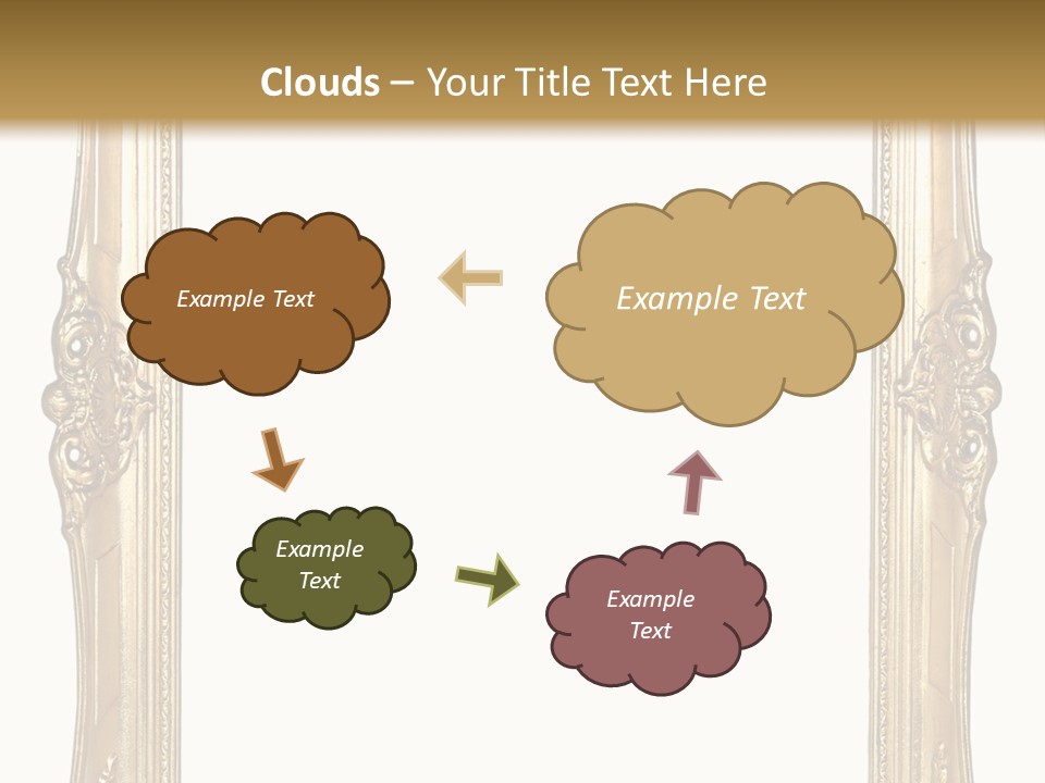 Background Vertical Art PowerPoint Template