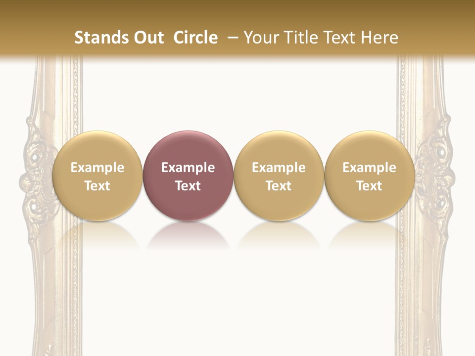 Background Vertical Art PowerPoint Template