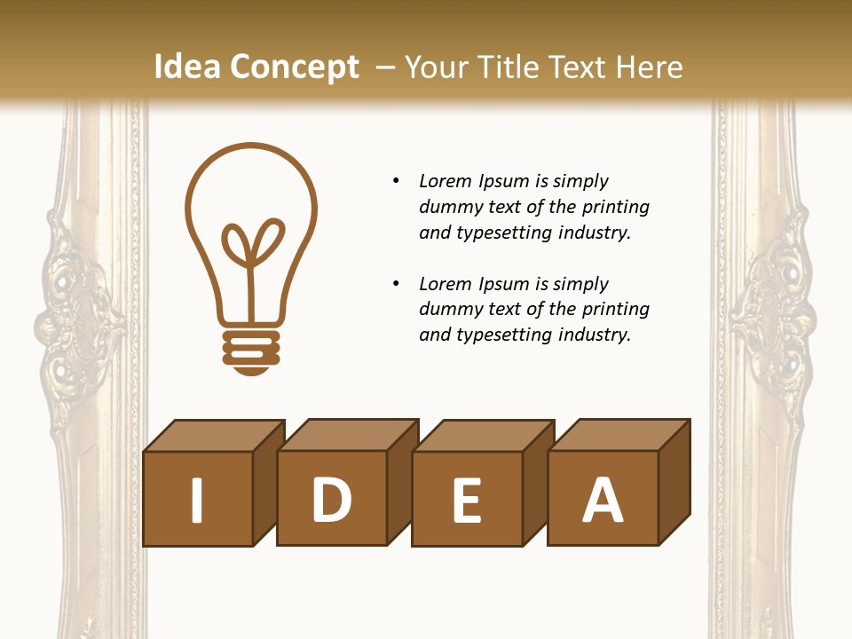 Background Vertical Art PowerPoint Template