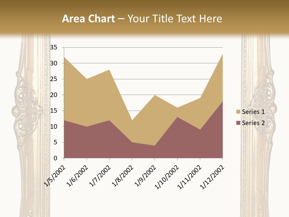 Background Vertical Art PowerPoint Template