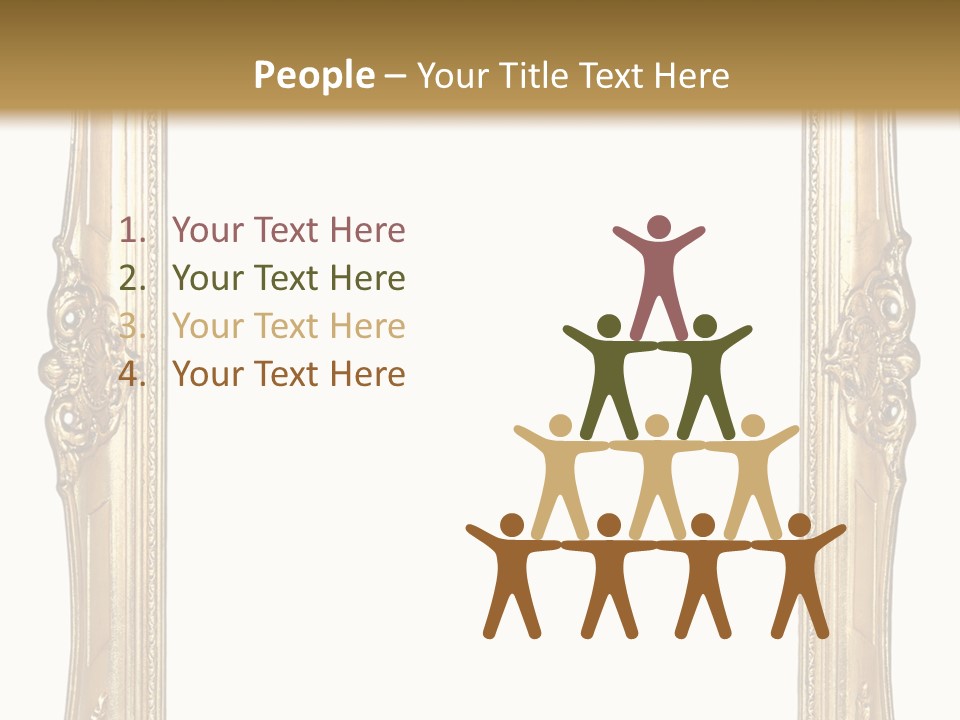 Background Vertical Art PowerPoint Template