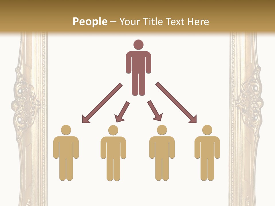 Background Vertical Art PowerPoint Template