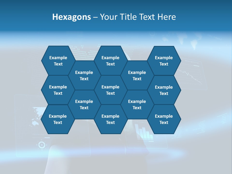 Isolated Caucasian Finance PowerPoint Template