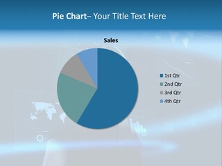 Isolated Caucasian Finance PowerPoint Template