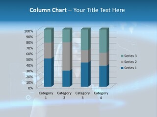 Isolated Caucasian Finance PowerPoint Template