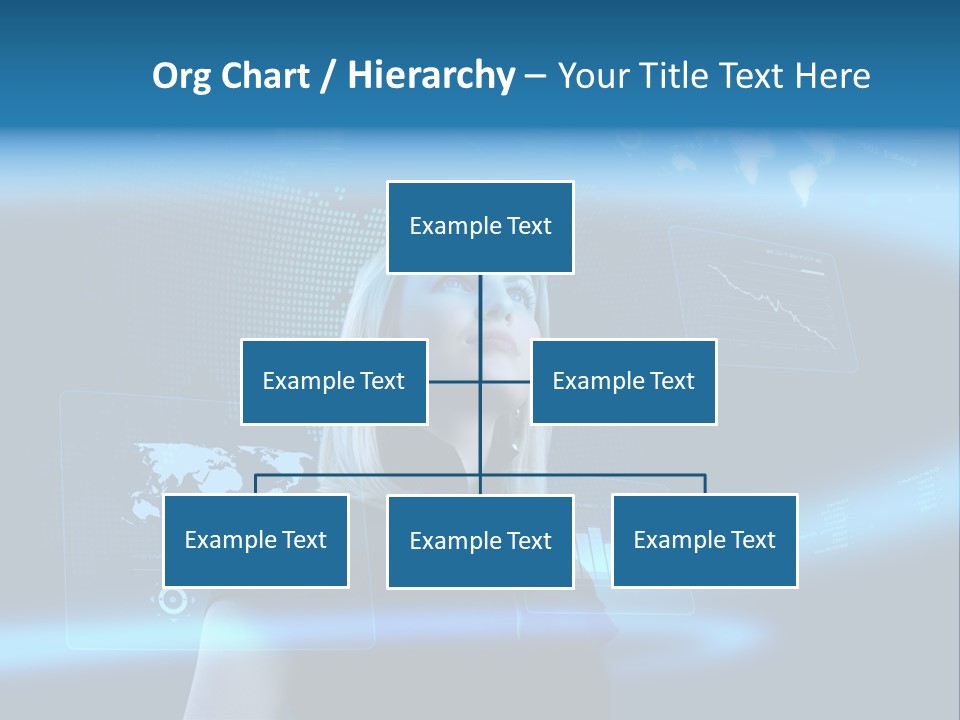 Isolated Caucasian Finance PowerPoint Template