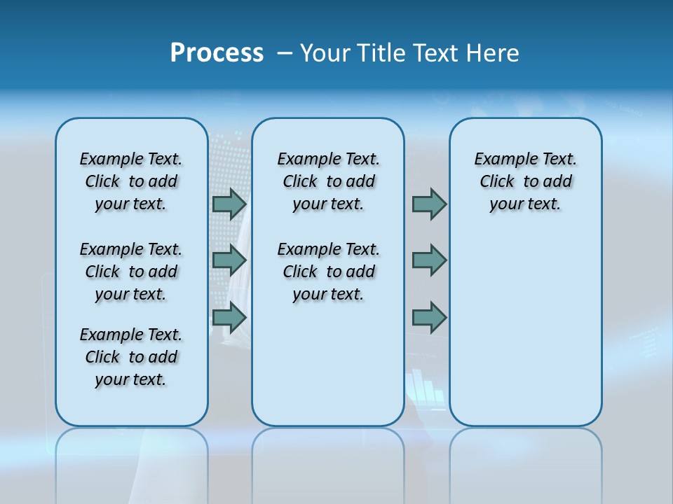 Isolated Caucasian Finance PowerPoint Template