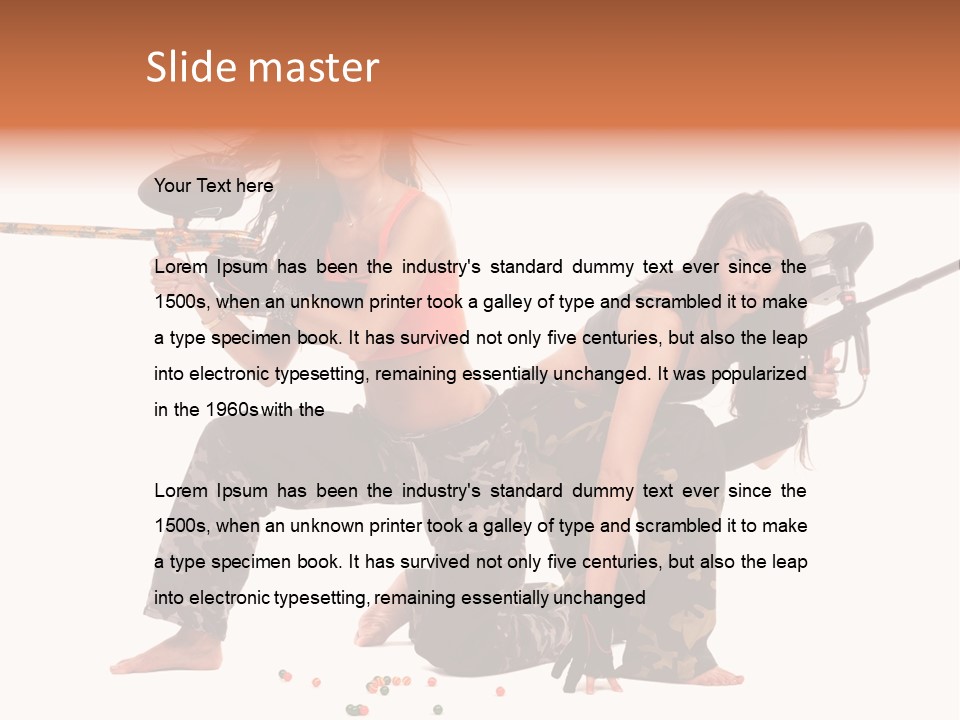 Special White War PowerPoint Template