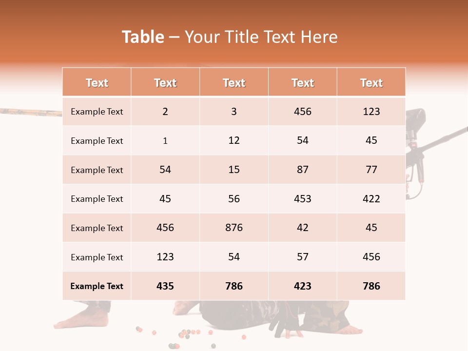 Special White War PowerPoint Template