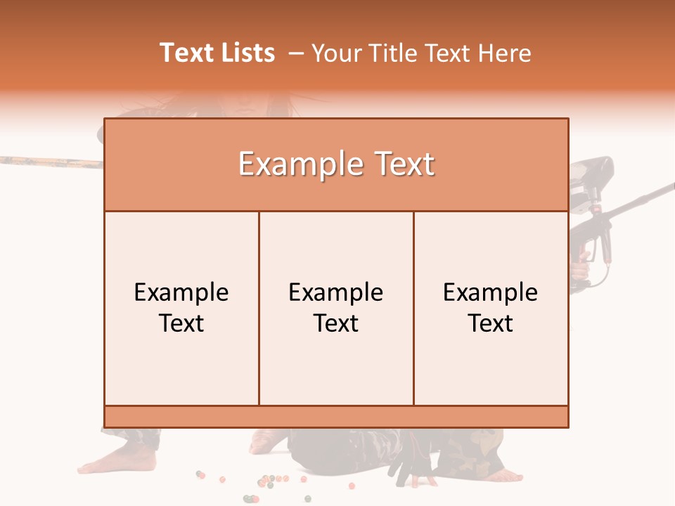 Special White War PowerPoint Template