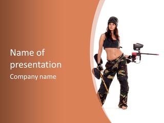 Mood Sport Girl PowerPoint Template