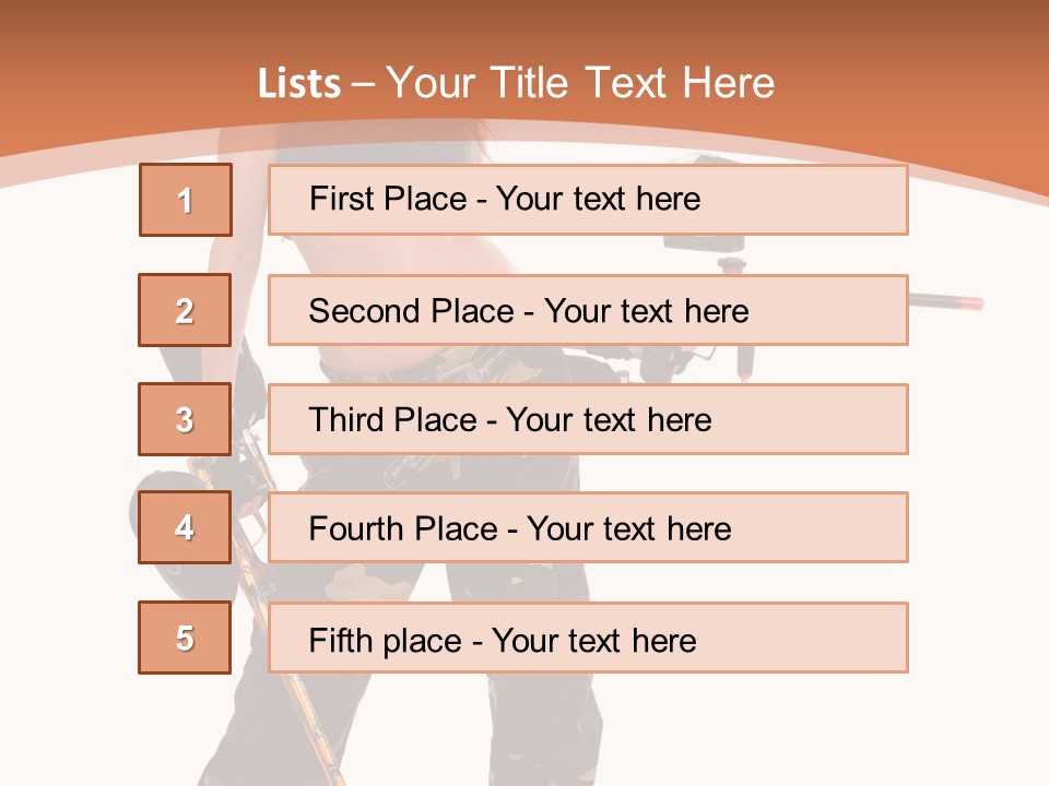 Mood Sport Girl PowerPoint Template