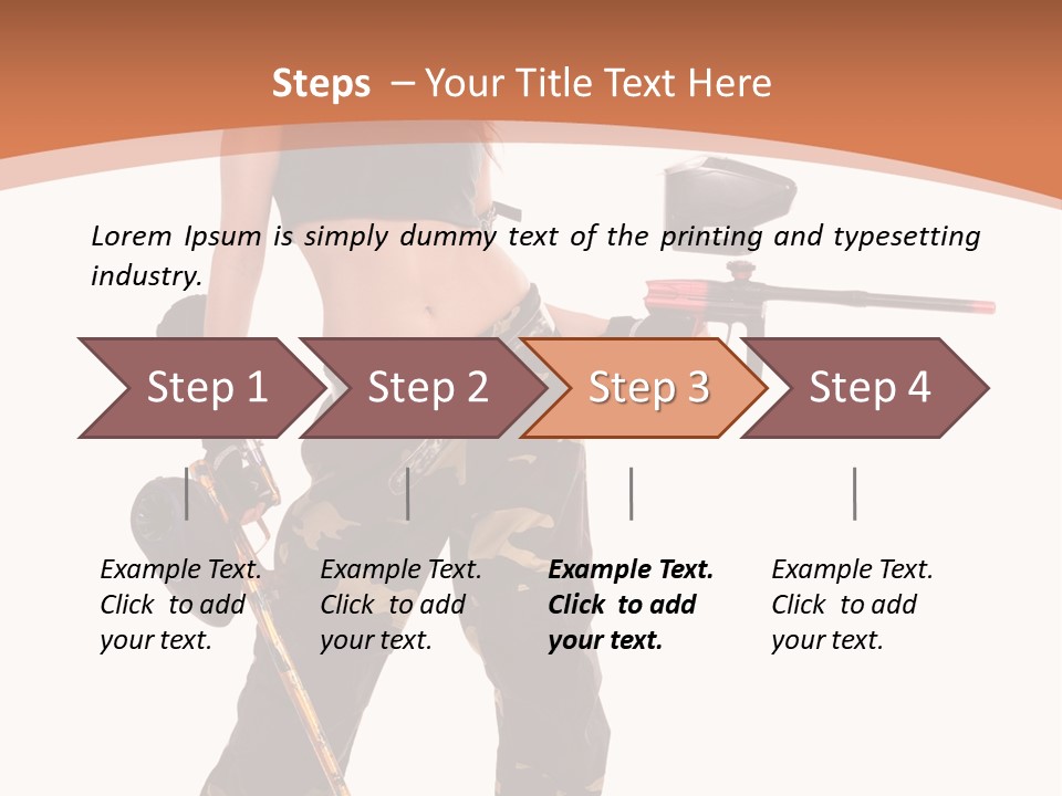 Mood Sport Girl PowerPoint Template