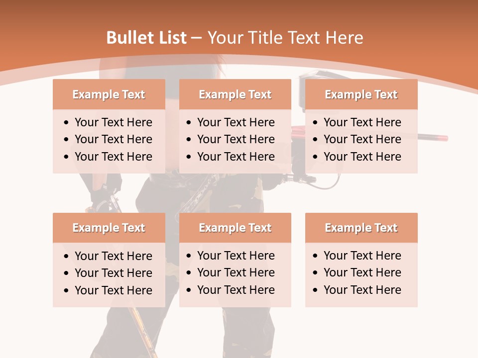 Mood Sport Girl PowerPoint Template