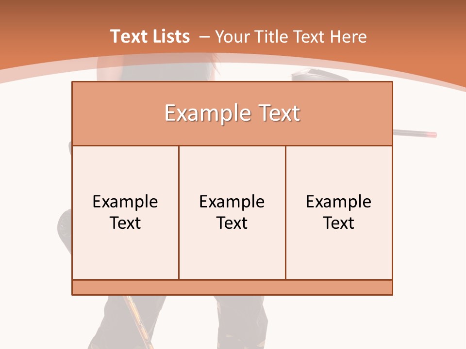 Mood Sport Girl PowerPoint Template