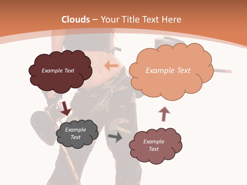 Mood Sport Girl PowerPoint Template