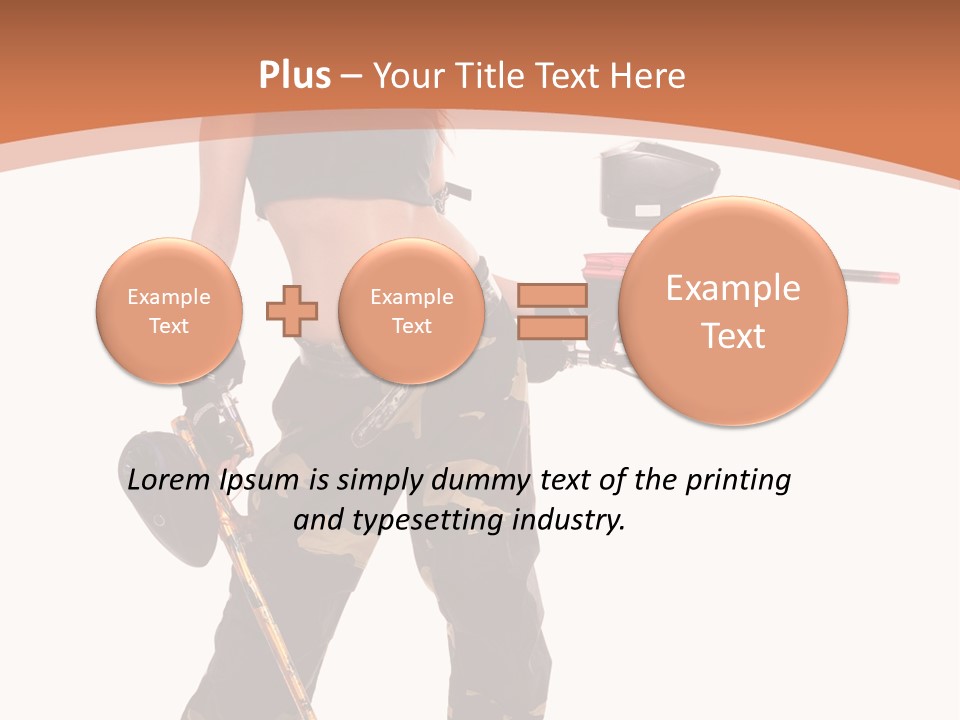 Mood Sport Girl PowerPoint Template