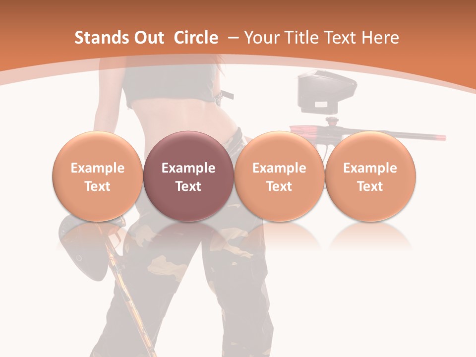 Mood Sport Girl PowerPoint Template