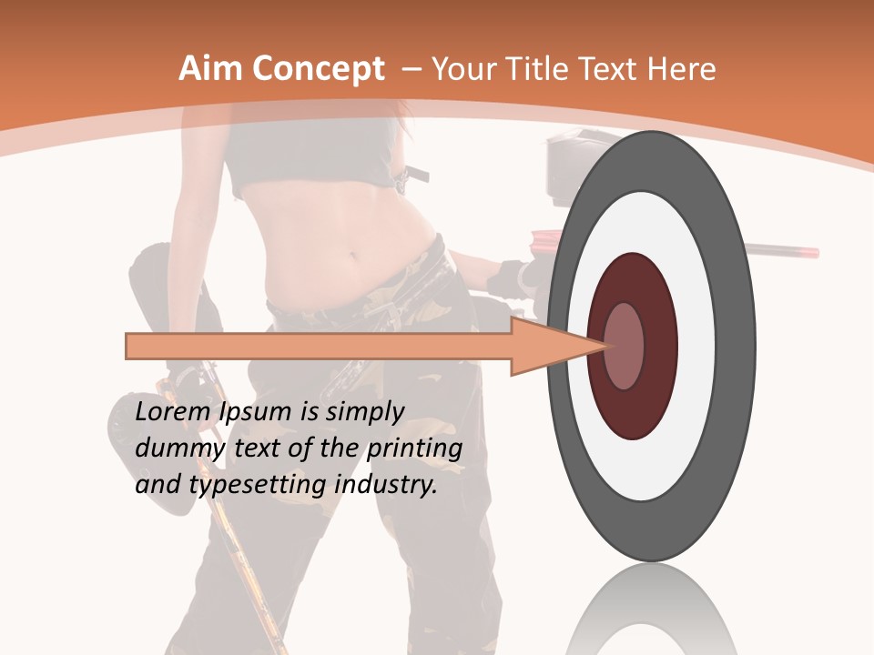 Mood Sport Girl PowerPoint Template